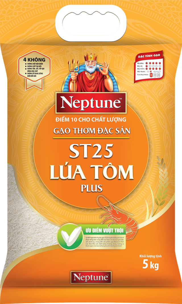 NEPTUNE ST25 SHRIMP RICE PLUS SPECIALTY FRAGRANT RICE