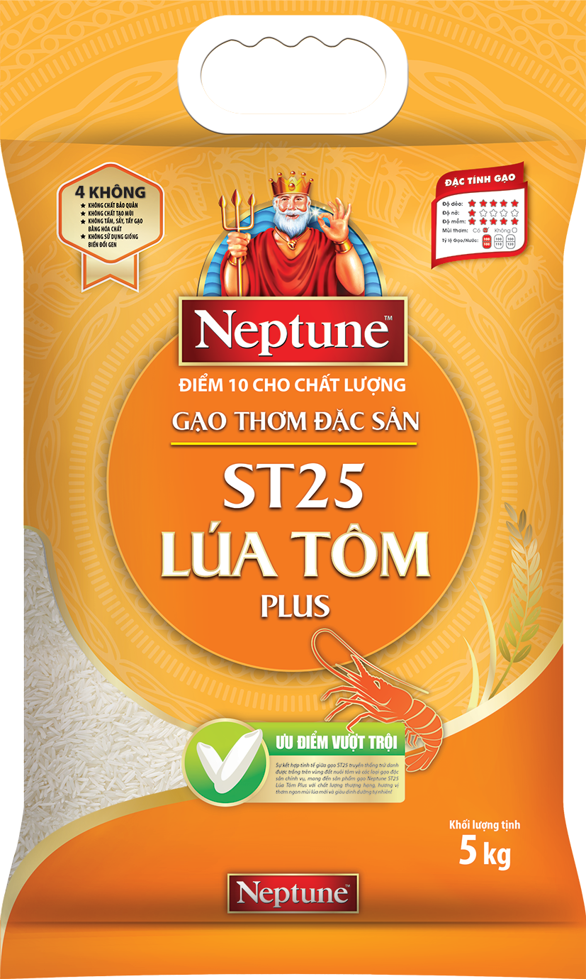 Gạo thơm đặc sản,[object Object],Neptune ST25 lúa tôm